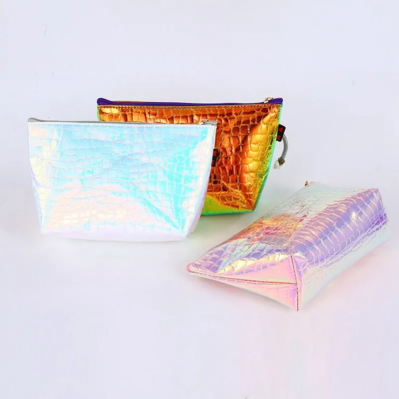 New Arrive Stone Pattern Cosmetic Bag Casual Laser Makeup Bag Clutch Necessarie Portable Zipper Waterproof Make Up Box New Arrive Stone Pattern Cosmetic Bag Casual Laser Makeup Bag Clutch Necessarie Portable Zipper Waterproof Make Up Box