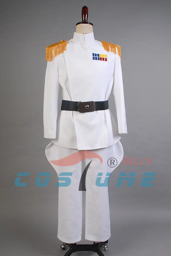 Звездные войны, имперский полицейский, большой адмирал Траун, костюм для косплея, белая полицейская форма