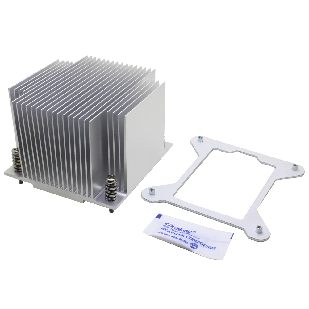 Radiador de Alumínio para Intel 1150 1151 1155 1156 i3 i5 i7 Computador Industrial Resfriamento Passivo - Imagem 4