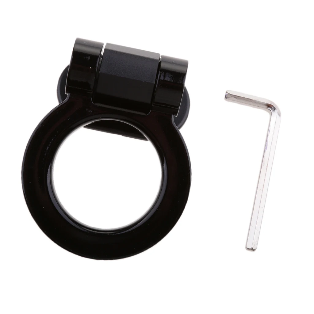 Racing Tow Hook Ring for Car SUV Front Rear Bumper Decoration ONLY ABS Plastic Apply Onto Bumper