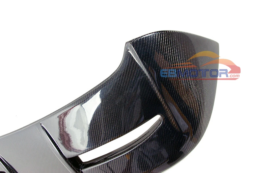 ebmotor-com STR Real Carbon Fiber Rear roof Spoiler CF Wing Case For Volkswagen Golf 6 VW GOLF Six 2010-2012 8