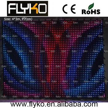 

free shipping flexible led cloth