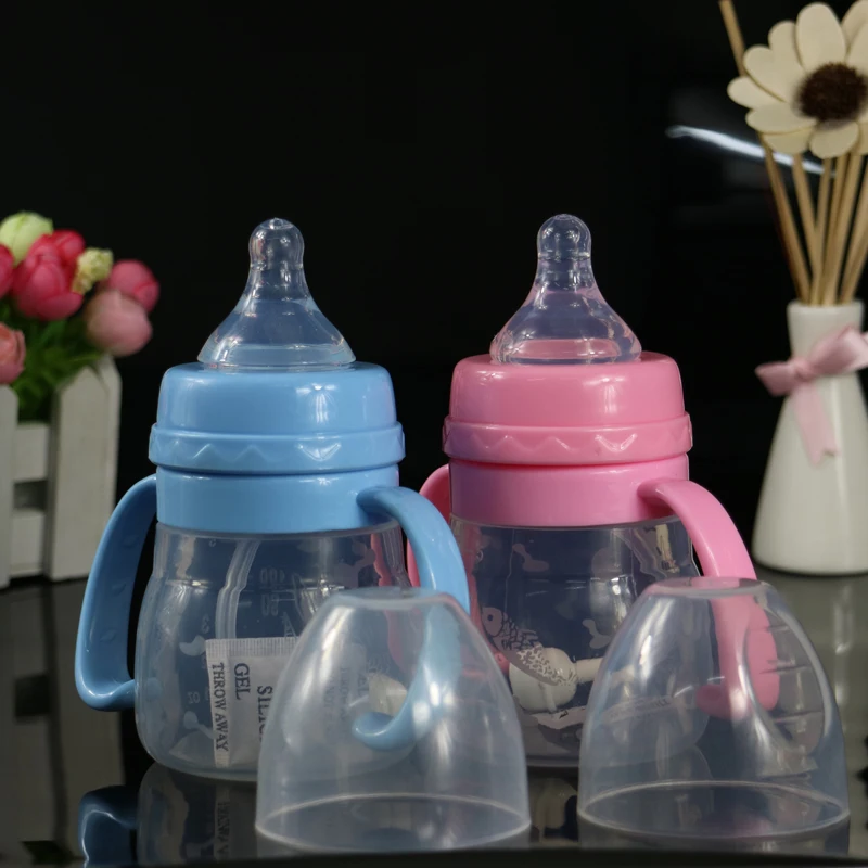 Newborn Baby bottle silicon milk bottle High Temperature Resistance