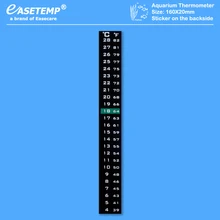 500pcs/lot Free Shipping by DHL Aquarium Thermometer for Fish Tank (4-28 degree in Celsius and Fahrenheit) with Sticker