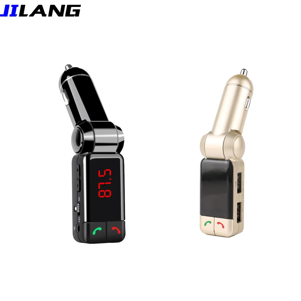 FM Transmitter BC06B LCD Bluetooth Car Kit MP3 SD USB Charger Handsfree For iPhone 7 6S 6/Android Mp3 Player Aux Input All In