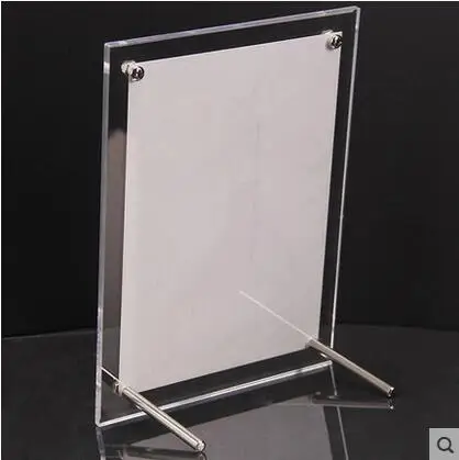 

Acrylic Plexiglass Photo Frame, Desktop, Transparent Clear