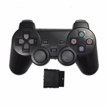 EastVita прозрачный цветной беспроводной геймпад для sony PS2 2,4G Вибрационный джойстик Blutooth контроллер для Playstation 2 Joypad