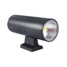 Светодио дный двойной головкой бра 6 Вт 10 Вт открытый Водонепроницаемый IP65 поверхностного монтажа удара настенный светильник Светильники для крыльца AC85-265V