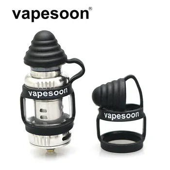 

10 pieces Silicone Drip Tip Cap two vape band Dust Cap for e-Cigarette Atomizer Diameter 22-35mm Convex Bulb Pyrex Glass Tube