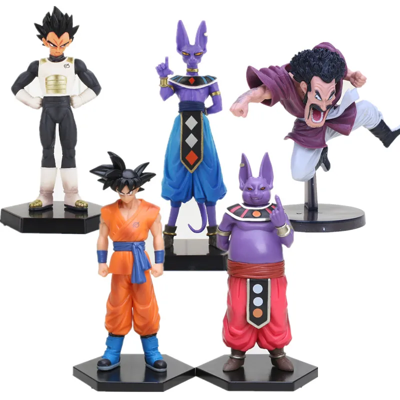 Dragon Ball super Beerus Champa Vegeta Son Goku Hercule Gohan ПВХ Супер Saiyan Фигурки Коллекционная модель
