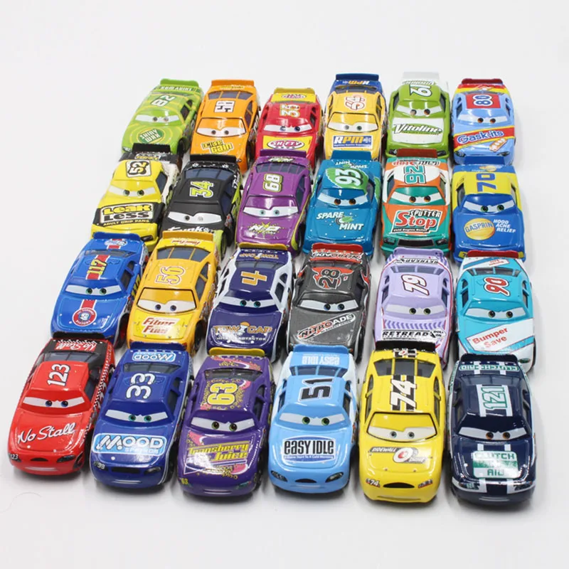 Машинки из металлического сплава в масштабе 1:55 24 вида|diecast metal|pixar carsdisney pixar |