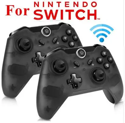 

2019 NEW For Nintend Switch Controller Chargable Bluetooth Wireless Pro Game Controller Gamepad Joypad 8m Distance Large Battey