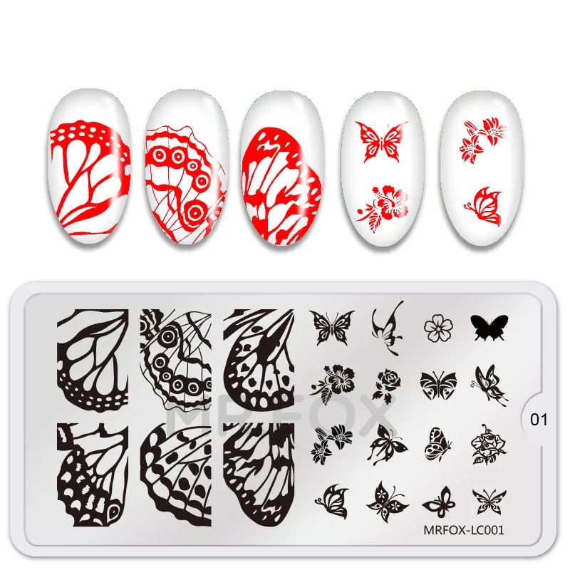 

1PC New Nail Stamping Plates SpringFlowers Pattern Image Stamping Printing Nail Art Templates DIY Manicure Stencils Stamp Tools