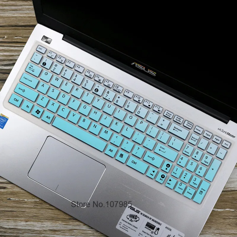 

17.3 inch Computer Notebook Keyboard Cover Silicone Protector Skin For Asus ROG GL752VW