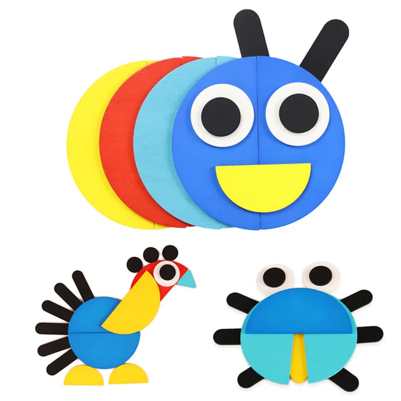 

New Small Migratory Birds Fun Shape Puzzle Board Puzzle Toy Puzzle 4-6 Years Old Children New Wooden Puzzle Board Children's Toy