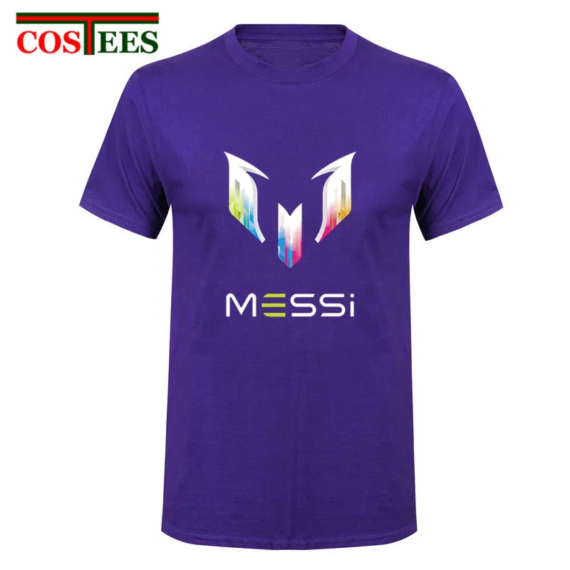 Мужская футболка с забавным принтом Messi креативные брендовые футболки в стиле