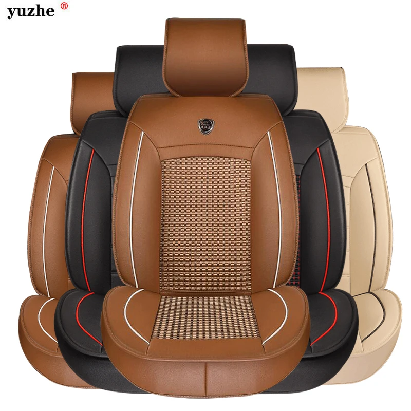 New Luxury PU Leather Auto Universal Car Seat Covers Automotive Seat