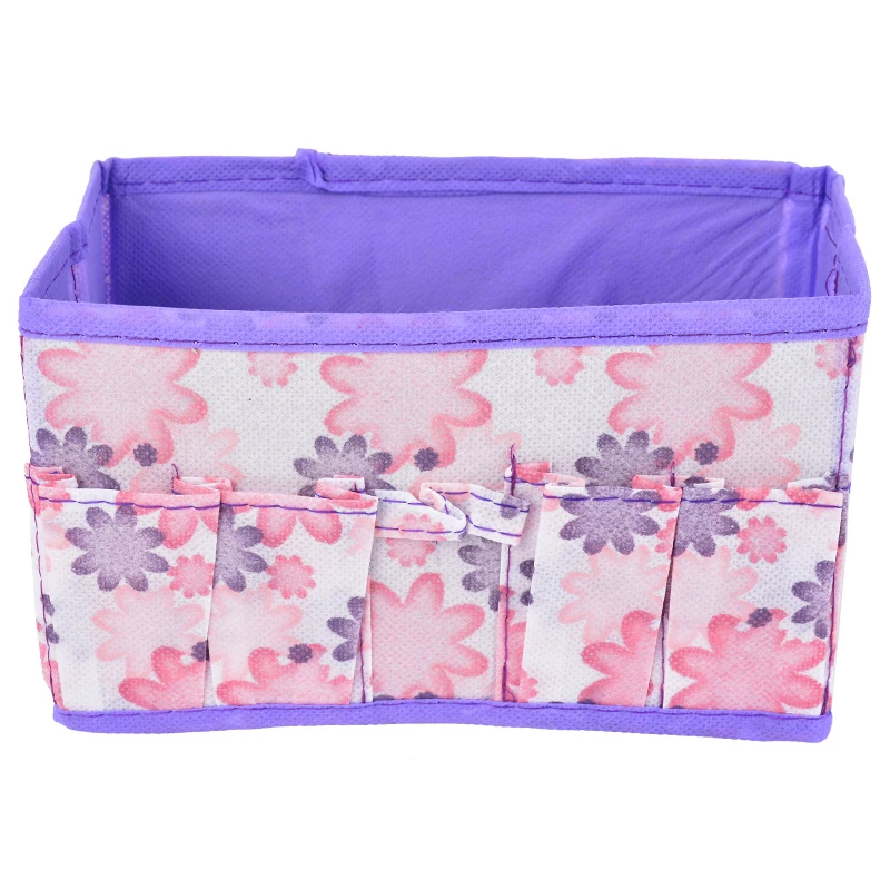 

Hoomall Multifunction Make Up Cosmetic Storage Bag Organizer Cosmetic Foldable Organzier Box Flower Lady Washable Bags Organizer