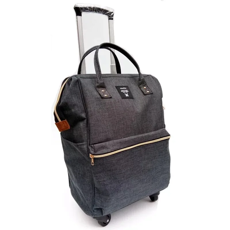 

TRAVEL TALE men and women foldable travelling bags and luggage waterproof nylon bag on wheel