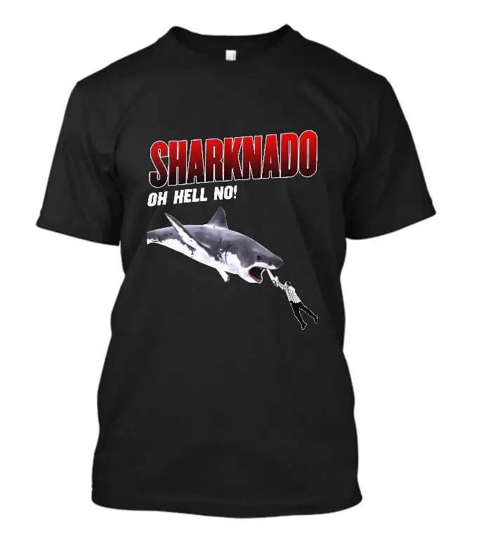 Sharknado Shark Night Horror Cult Classic Enough Said Ian Zering Reid T ShirtFunny Tees Shirts | Мужская одежда