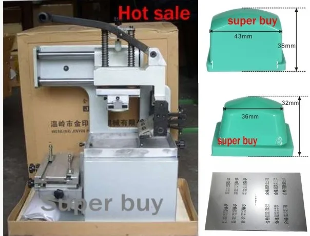2018 New Pad Printer Printing Machine + Pad Print Rubber Pads 2 pcs + Customized Cliche Logo Making Package Combo 2018 New Pad Printer Printing Machine + Pad Print Rubber Pads 2 pcs + Customized Cliche Logo Making Package Combo