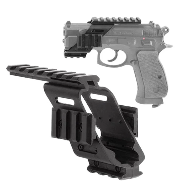 

Universal Tactical Plastic Polymer Base Quad Rail Picatinny Sight Laser lighting Scope Mount For Glock 17 1911 Accessories