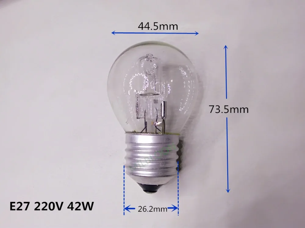 220V E27 печь светильник лампочка адаптироваться высокая температура светильник лампочка печь светильник ing 300 градусов 220V изготовления 42вт