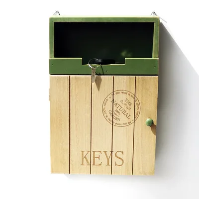 Винтажная деревянная декоративная коробка для ключей, домашний интерьер, коробка для хранения ключей, домашний настенный арт, деревянные Креативные аксессуары, украшения