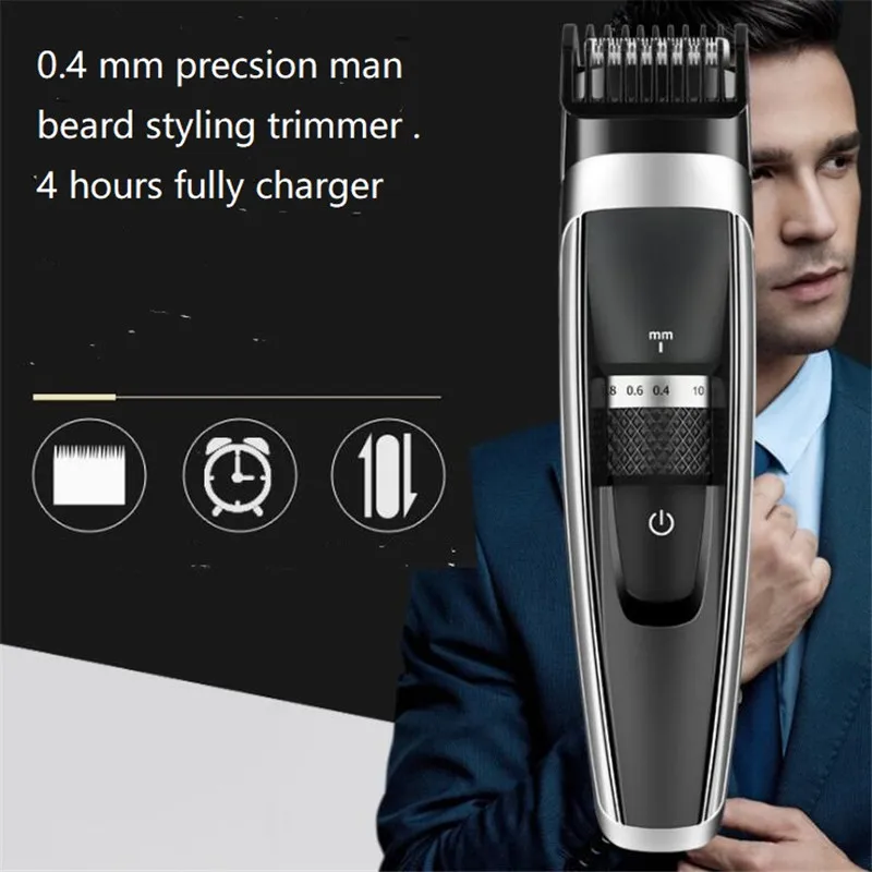 kiwi Diplomatiske spørgsmål Fremmed Electric Men Beard Trimmer 0.4mm Precision Man Grooming Clipper Moustache  Style Shaver Razor Facial Haircut Remover Cutter Shave - Hair Trimmers -  AliExpress
