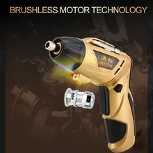 Best Offers 45 in 1 Cordless Electric Screwdriver 180 Degree Rechargeable Power Tool Drill Electric Screwdriver Kit Set with 32 Screwdriver