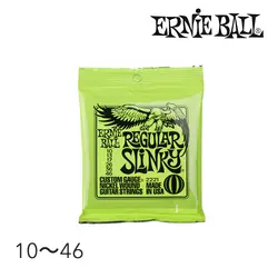 Оригинальный Ernie Ball 2221 никель регулярные Slinky электрогитары Строки рану набор,. 010-. 046