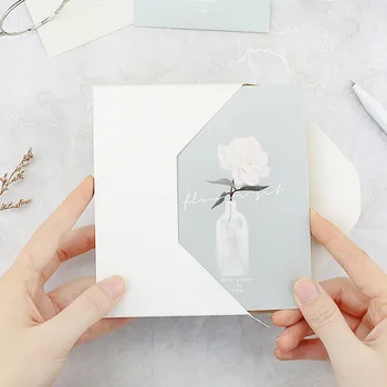 

30Sheets/Pack The Flower Greeting Cards Postcards Set Memo Cards Message Notes Paper Bookmark Gifts
