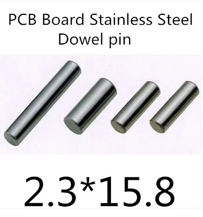 

200pcs/lot High Quality 2.3mm stainless steel pcb board dowel pin length 15,8