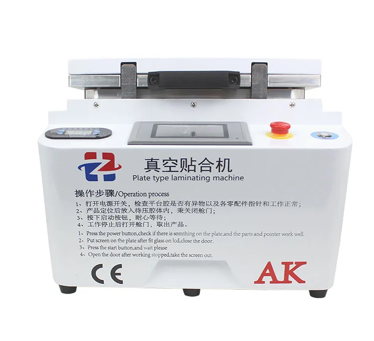 

Mobile Phone Repairing 12 inch AK Bubble remove Vacuum oca lcd laminating machine