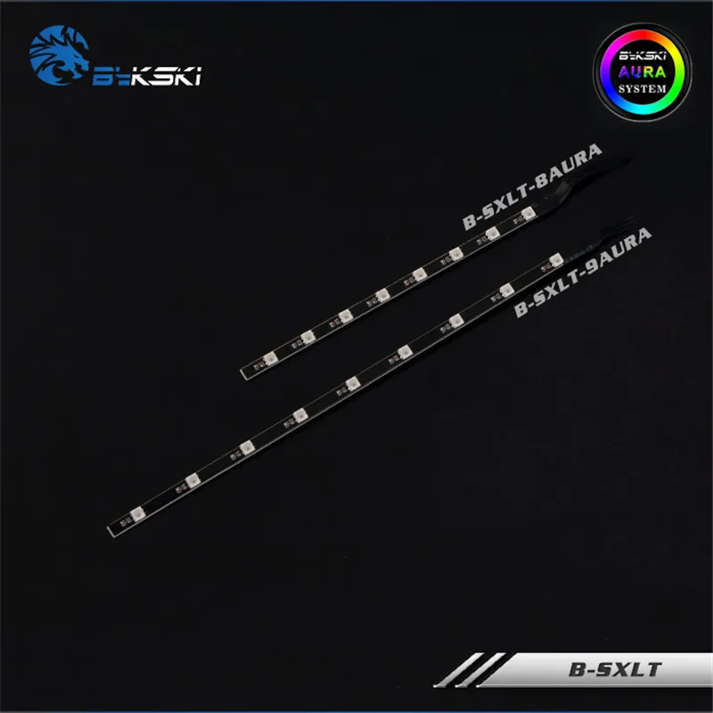 Светодиодная осветительная лента Bykski RGB 5 В или 12 освещение MOBO AURA SYNC RBW 120 мм 180