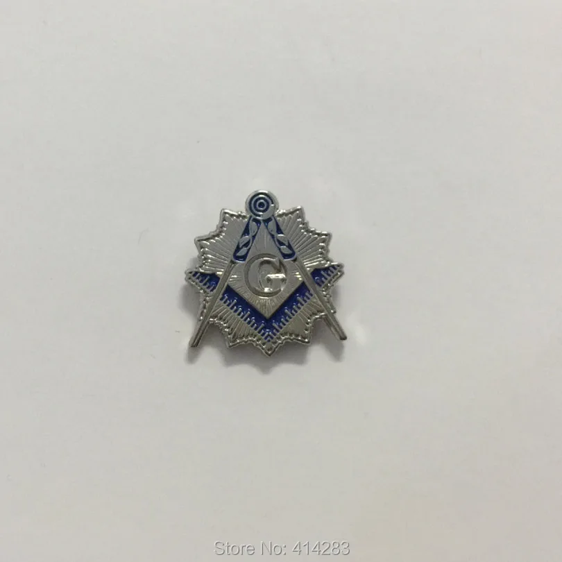 10 шт. оптовая продажа значки Freemason брошь в виде каменной кладки металлическая 18 мм