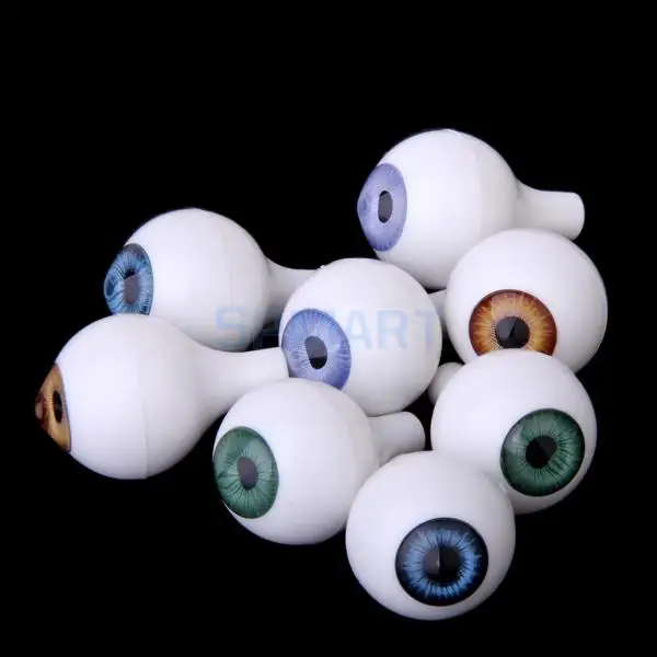 8 шт Круглые акриловые кукольные глаза глазные яблоки Хэллоуин реквизит аксессуары 12 мм