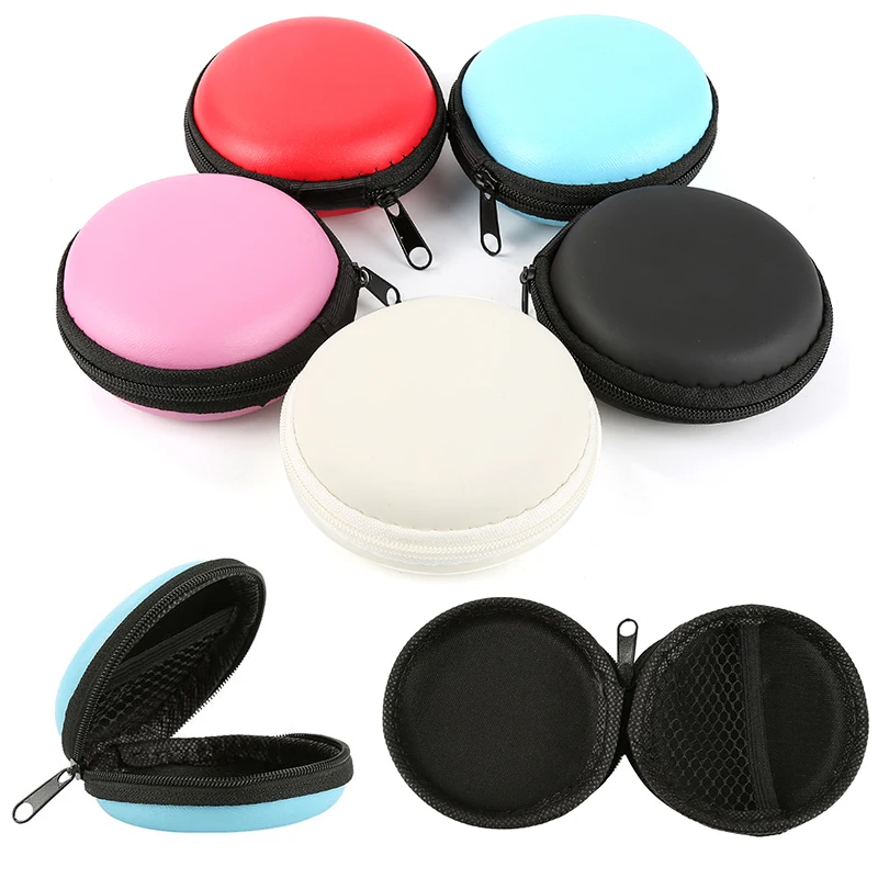 

1pc Earphone Bag Portable Storage Box for Headphone Anti-dirty Protection Memory Card Coin Storage Bag Earphone Accessories
