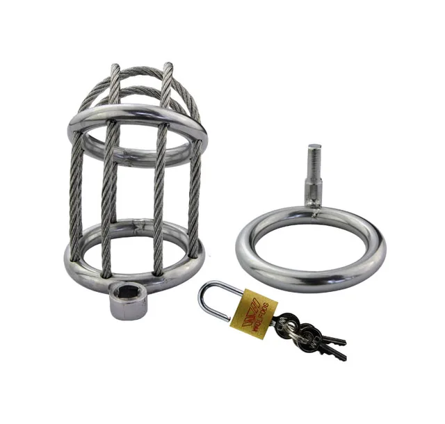 Acero inoxidable castidad masculina Dispositivo de de Dispositivo Castidad cinturón de castidad masculino CB pénis Anillo del pene bloqueo castidad Cage juguetes sexuales 6b6b15 Acero inoxidable castidad masculina Dispositivo de de Dispositivo Castidad cinturón de castidad masculino CB pénis Anillo del pene bloqueo castidad Cage juguetes sexuales 6b6b15