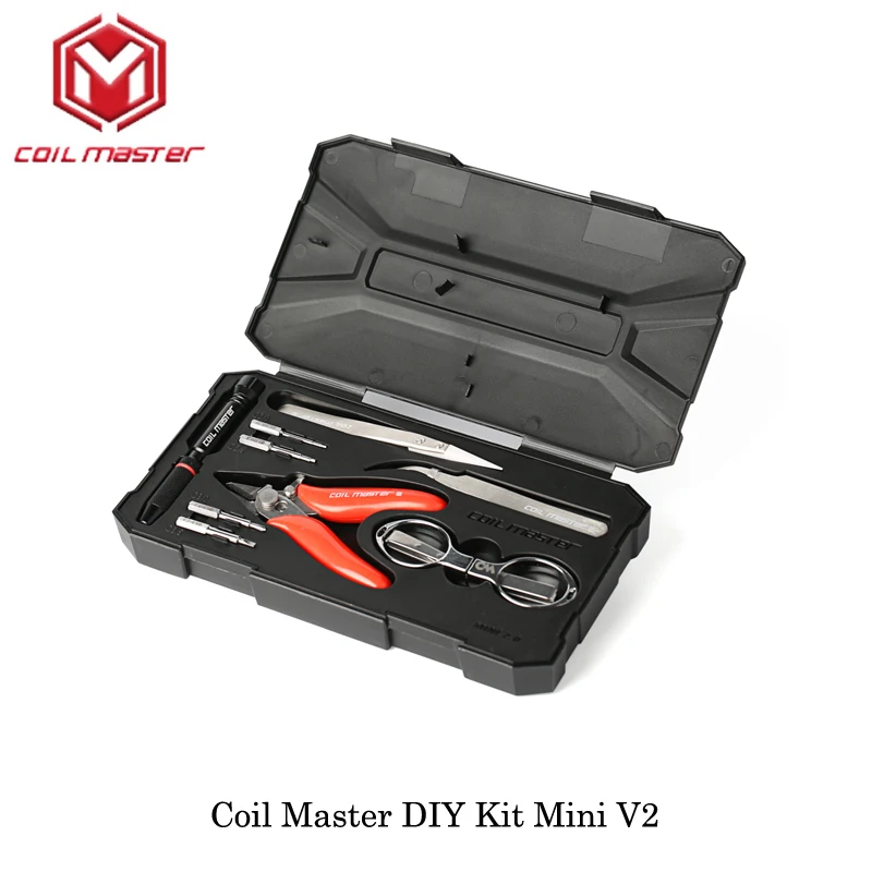(3 шт./лот) набор Coil Master DIY Mini V2 CoilMaster электронная Сигарета RDA распылитель катушка