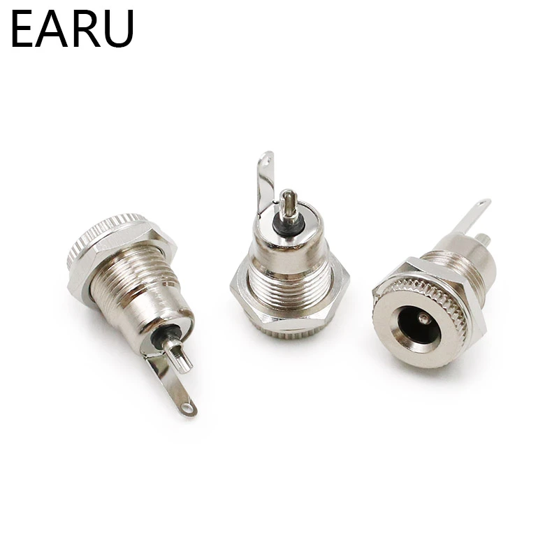5.5 mm x 2.1mm DC Power Jack Socket Female Panel Mount Connector New 5.5 mm x 2.1mm DC Power Jack Socket Female Panel Mount Connector New