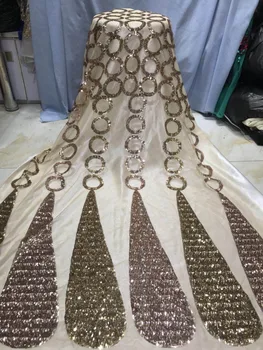 

Pretty French Nigerian Laces Fabric High Quality CiCi-686888 African Laces Fabric with sequins