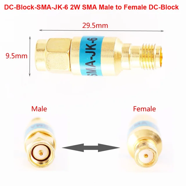 0-6.0GHz 2W SMA Male