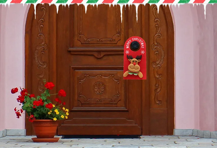 Веселая подвеска на дверь рождественская подвеска Украшение Рождественские украшения для дома двери отеля Рождественский подарок Natal Noel Новогоднее украшение
