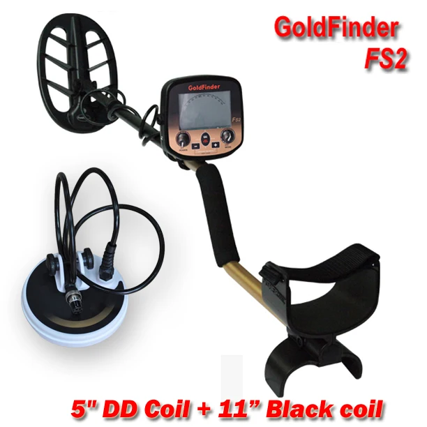 

Free Shipping! MDETETCT FS2 underground metal detector search gold bug 2 coils treasure hunter GoldFinder Pro Deep Earth Industr