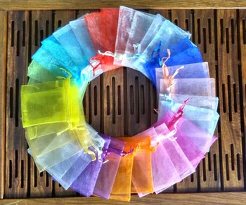 

Hot Sale 7x9cm 100pcs/lot Organza Bags Wedding Pouches Jewelry Packaging Bags Nice Gift Bag Party Decoration Supplies Wholesale