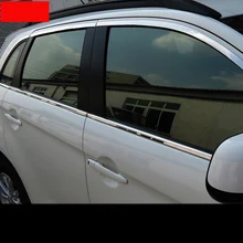 Lsrtw2017 Stainless Steel Car Window Edge Trims for Mitsubishi Outlander Sport Asx RVR 2011-2019 Accessories Lsrtw2017 Stainless Steel Car Window Edge Trims for Mitsubishi Outlander Sport Asx RVR 2011-2019 Accessories