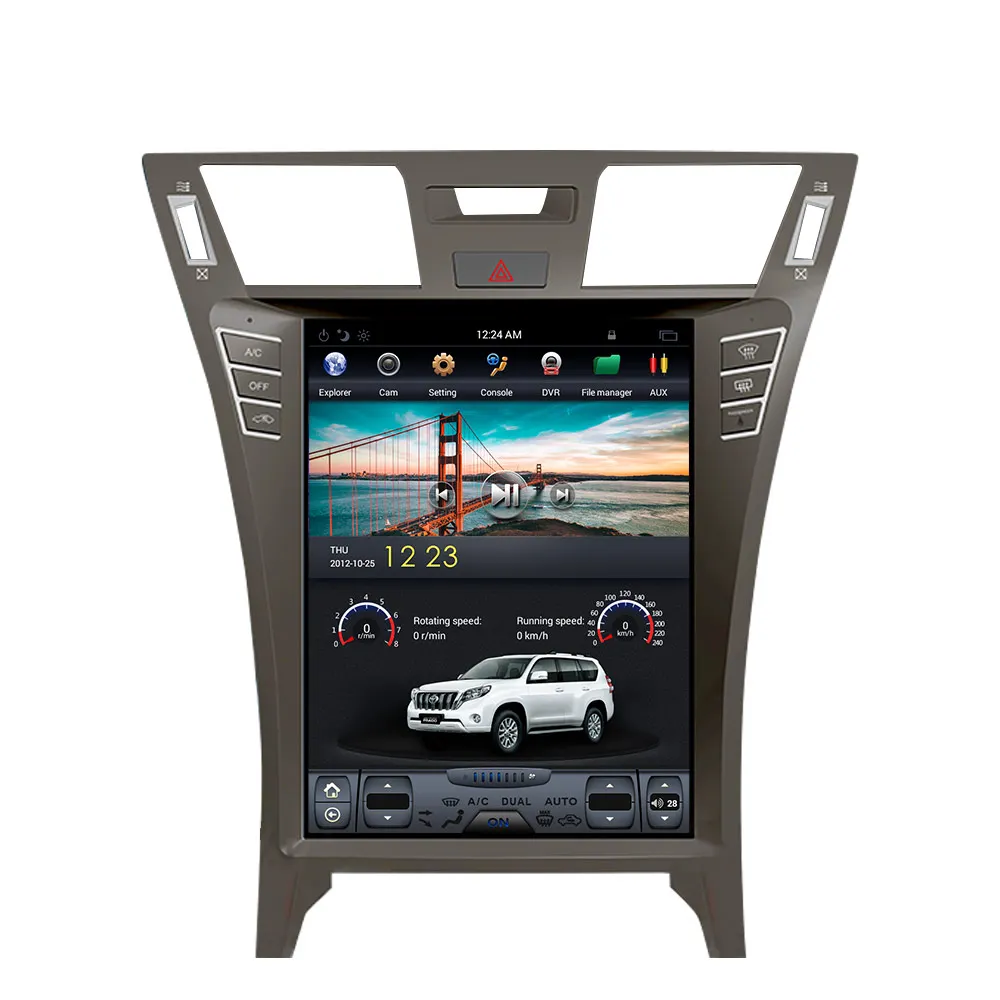 Top Android 8.1 Tesla Vertical screen car no dvd player radio gps automatic For Lexus LS460 2007-2015 navigation multimedia system 18