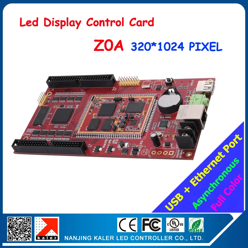 

led controller card for led panel P10 full color led display card for video 320*1024 pixel Z0A card with CE and 5 years warranty