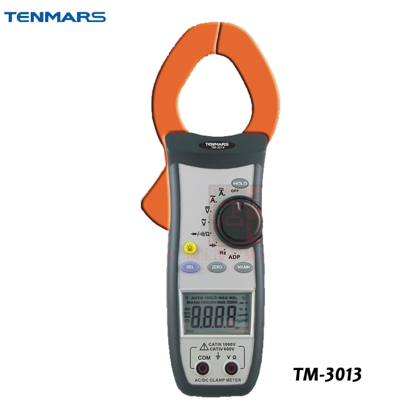 

TM3013 Portable 3-3/4 Digit LCD Backlit Display with Maximum Reading of 4000 AC/DC Clamp Meter